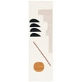 thumbnail image 3 of SAFAVIEH Fifth Avenue Deacon Abstract Area Rug, Ivory/Brown, 3' x 3' Square, 3 of 5