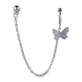 thumbnail image 1 of Boucles d'Oreilles Mode Femme Pendentif Animal en Métal Creux Bijou, 1 of 1
