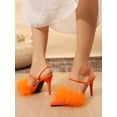 thumbnail image 2 of Women's French Style High Heels, New Autumn And Winter Black Thin-Heeled Shoes With Ankle Strap, 2 of 4