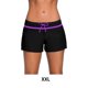 thumbnail image 5 of Pantalones cortos de baño de cintura baja Toystoory secado rápido protector solar Negro Púrpura XXL, 5 of 6