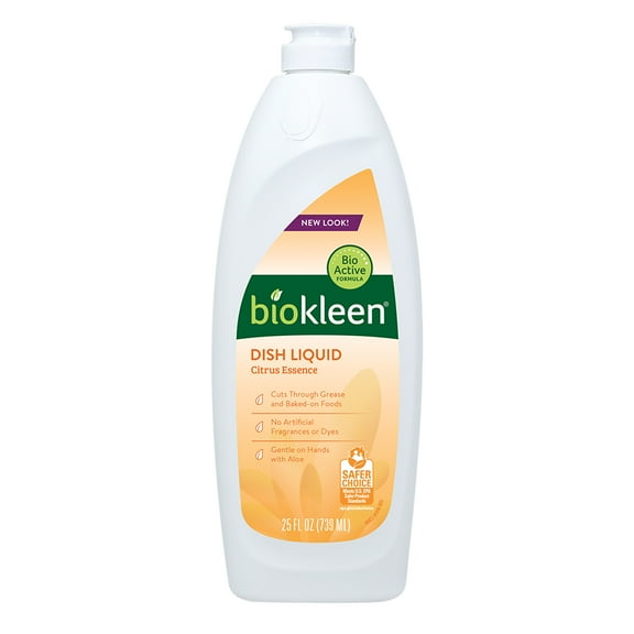 Biokleen Liquid Dish Soaps, Citrus Scent, 25 Fluid Ounce