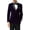 Purple, variant on Men’s Velvet Double Breasted Tuxedo Suit Jacket Smoking Dinner Blazer Retro Classic Tailored Fit