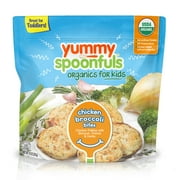 Yummy Spoonfuls Chicken Broccoli Bites- Chicken Patties with Broccoli, Onions & Herbs, 10ct