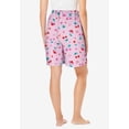 thumbnail image 2 of Dreams & Co. Plus Size Print Pajama Shorts, 2 of 6