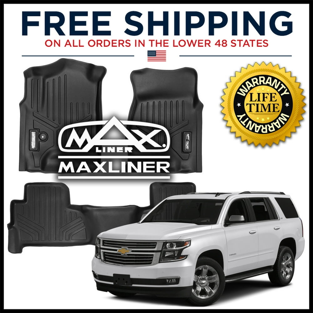 MAXFLOORMAT 20152019 Chevy Tahoe/GMC Yukon 1st & 2nd Row Floor Liner