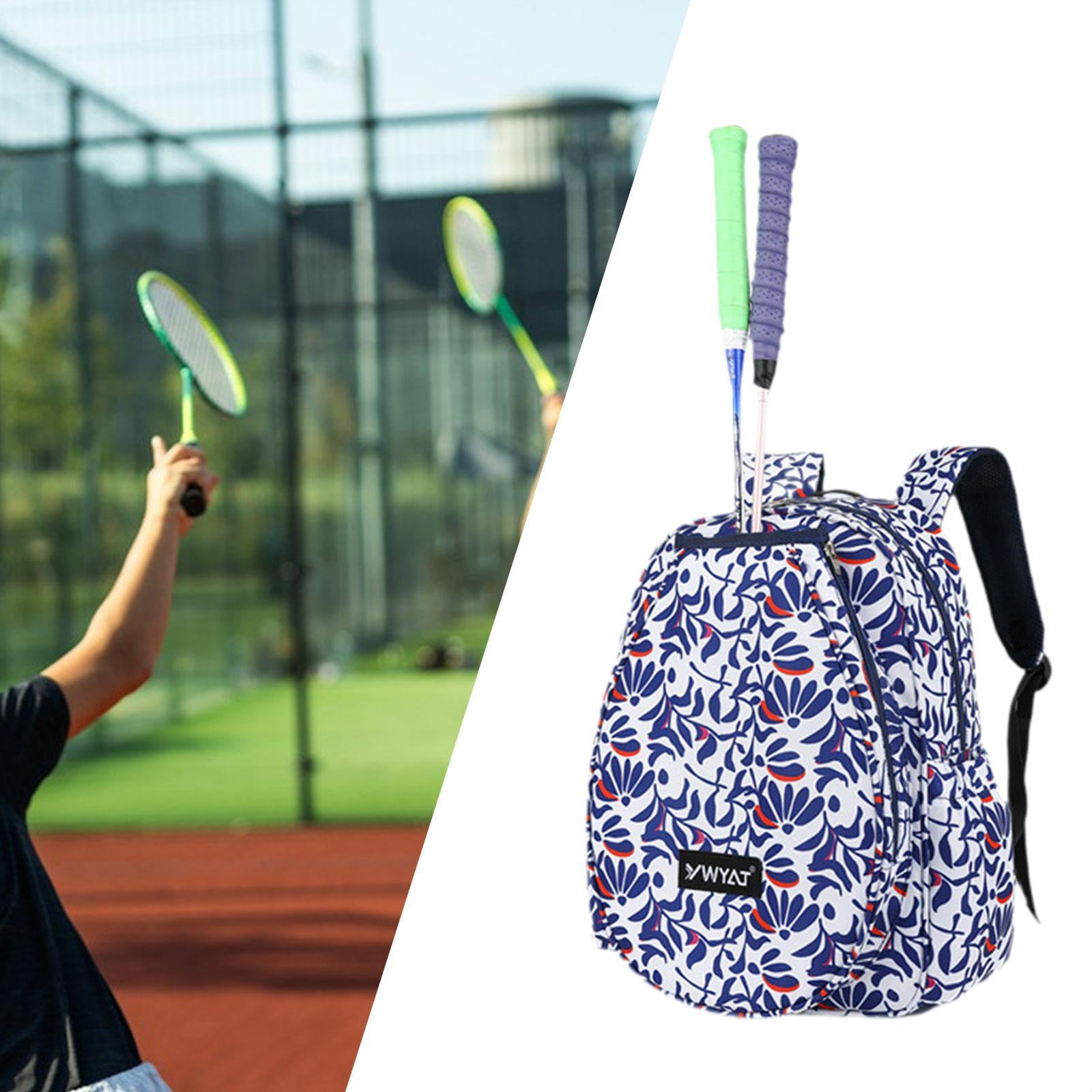 Baoblaze Tennis Backpack Sport Bag Tennis Bag for Tennis Racket Squash Racquet White