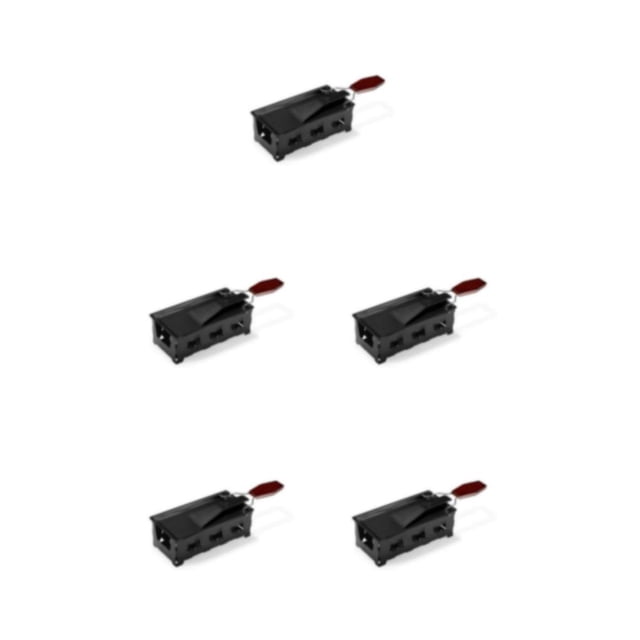 Juego de parrilla de acero inoxidable Injueey mini rectangular Negro