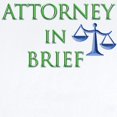 thumbnail image 2 of CafePress - Attorney In Brief Infant Bodysuit - Baby Light Bodysuit, Size Newborn - 24 Months, 2 of 4