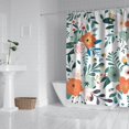 thumbnail image 3 of Watercolor Butterfly Shower Curtain – Artistic Floral Print, Romantic Botanical Style, 72x84 Inches with Hooks, 3 of 5