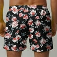 thumbnail image 6 of Summer Savings Clearance! Stamzod Mens Swim Trunks Quick Dry Vintage Floral Print Board Shorts Pocket Breathable Hawaii Beach Shorts Plus Size Bathing Suits, 6 of 6