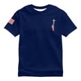 thumbnail image 4 of Trgacdwlo 250 Year American Anniversary Shirt 1776-2026 Flag Print Short Sleeve Mens Shirts Big and Tall Commemorative Red White and Blue July 4th Shirts for Men Blue M, 4 of 5
