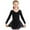 Black, variant on Gyratedream Toddler Girls Long Sleeve Sparkle Ballet Skirted Leotard Dance Dress Skirt Gymnastic Ballerina Outfit