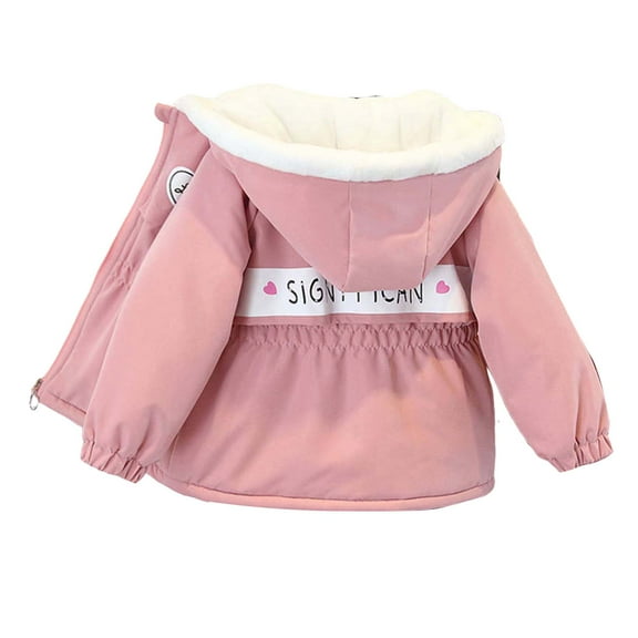 Gubotare Girls Fleece Coat Girls Fleece Jacket Button Down Coat Fall Winter Outwear Clothes with Pocket Size 7-8,(Hot Pink 7-8 Years)