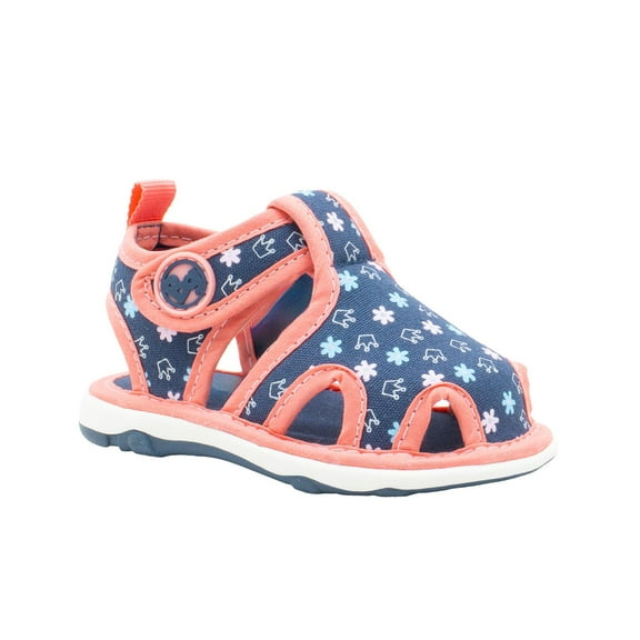 Sandalia Huarache Para Niña Bubble Gummers® Con Sonido coral 12