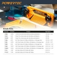 thumbnail image 3 of POWERTEC 10SET T-Track Knob Kit with 1/4-20 by 1-1/2" Hex Bolts and Washers, T Track Bolts, T Track Accessories for Woodworking Jigs and Fixtures  (71068), 3 of 7