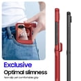 thumbnail image 4 of Vizvera For Motorola Razr 60 2025 Ultra Case,With Hinge Protection,Screen Protector,Slim Rugged Anti-Scratch Shockproof Protection Phone Case-Red, 4 of 8