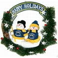 thumbnail image 1 of San Diego Chargers 20" Team Snowman Wreath, 1 of 1
