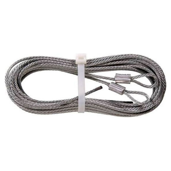 Garage Door EXTENSION Spring Cables 3/32 Inch 12ft 6 Inch w/ Loop ( 7 x 7 )