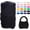 Black, variant on Minzimin Chunky Yarn for Hand Knitting, 0.55lb/10 Yards Giant Yarn Arm Knitting Yarn, Soft Tubular Yarn for Bags, Baskets, Pillows, Pet Nests, DIY Crafts