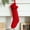 Red RD, variant on Xecvkr Solid Color Knitted Christmas Sock 46cm Thick Yarn Large Candy Bag Window Door Fireplace Hanging Pendant Gift 15x46cm 1pc