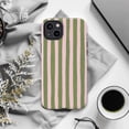 thumbnail image 5 of Pink Green Striped Phone Case, Summer Aesthetic for iPhone 17 16 15 14 13 12 11 Pro Plus Mini, 5 of 6