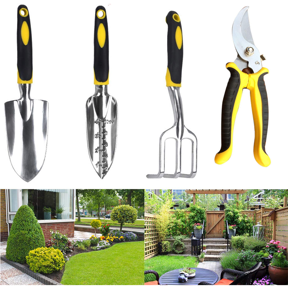 Cowin 5-Piece Garden Tool Set with Pruning Shears and Gloves photo 5