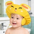 thumbnail image 4 of Shower Cap, Adjustable Hair Washing Shield Protector with Ear Flaps for 0-9 Years, Soft Bath Visor, Waterproof Shampoo Cap Keeps Water & Soap Out of Eyes Ears, 4 of 6