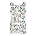 thumbnail image 4 of Summer Saving! Yievot Womens Fashion Tank Top Crewneck Loose Basic Boho Casual Summer Sleeveless Shirts Clothes For Women 2024 On Clearance White L, 4 of 7