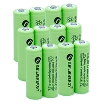 12 QBLPOWER AA NiMH Rechargeable Batteries for Solar/Garden Lights