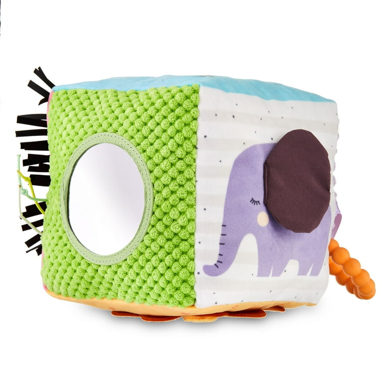 Spark Create Imagine Activity Toy Soft Plush Fabric Cube for Age