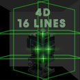thumbnail image 3 of 16 Lines Laser Level 3 Self-leveling Function Leveling Tool Omnidirectional Ground Wall Sticker Vertical Horizontal Laser Level, 3 of 4