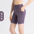thumbnail image 1 of Nuevos pantalones deportivos de cintura alta con bolsillos para mujer, pantalones deportivos para correr, pantalones de yoga para entrenamiento y secado rápido, 1 of 5