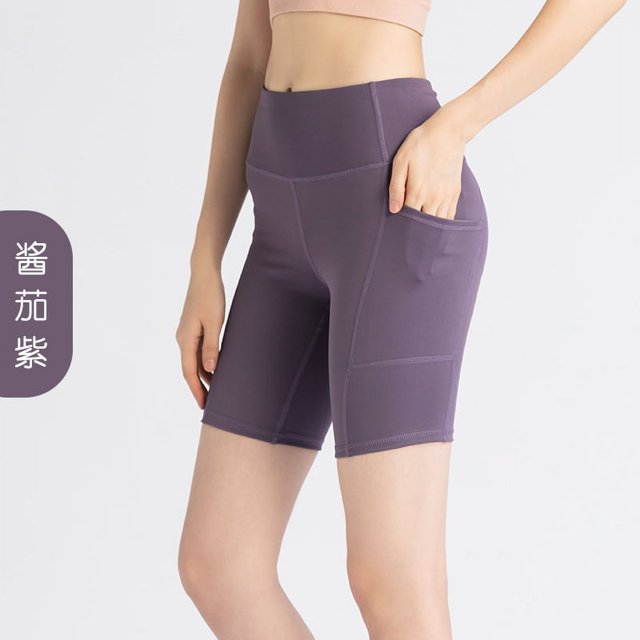 Nuevos pantalones deportivos de cintura alta con bolsillos para mujer, pantalones deportivos para correr, pantalones de yoga para entrenamiento y secado rápido