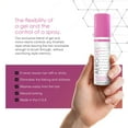 thumbnail image 4 of TRI Aerogel Hair Spray - Extra Hold, Free & Clear Hairspray Firm Hold for Women, Travel, Volume Fixer & Non-Sticky Essentials, Flexible Bottle, Scented - (3oz, Pack of 2), 4 of 6