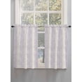 thumbnail image 3 of Tier Curtains 45 Inches Long, Purple Botanical Window Treatment Curtain Drapes, Farmhouse Spring Summer Branch Window Half Privacy Curtains for Bedroom Bathroom, 42"x45", 2 Panels, 3 of 7