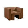 thumbnail image 3 of Meridian Furniture Henson Saddle Velvet Chair, 3 of 18