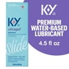 Water Based Lube K-Y UltraGel 4.5 fl oz Adult Toy Friendly Personal Lubricant for Couples, Men, Women, Pleasure Enhancer, pH Balanced, Paraben Free, Non-Sticky Non-Staining, Latex Condom Compatible