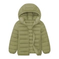 thumbnail image 3 of Letdown Boys' Girls' Lightweight Packable Insulated Puffer Jacket Lightweight Zipper Up Hooded Coat Zipper Quilted Outerwear for Boys and Girls (Light Green, 11-12 Years), 3 of 3