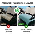 thumbnail image 4 of Golf Cart Seat Covers for 2 Seater,Turquoise Ombre Soft Microfiber Cart Seat Towel Blanket,Teal White Gradient Modern Abstract Art Absorbent Non Slip Bench Seats Protector for Golf Course 51"x31", 4 of 9