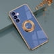 thumbnail image 3 of Funda de teléfono con soporte de anillo de Metal chapado para Samsung Galaxy A13, A14, A15, A23, A24, A25, A32, A33, A34, A35, A52, A53, A54, A55, 4G, 5G, 3 of 5