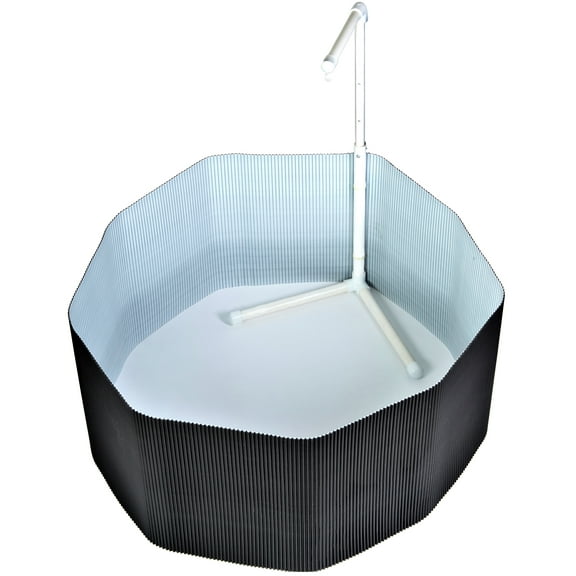 BABY CHICK BROODER KIT POLY REUSABLE CORRAL PEN & LAMP STAND FOR BABY CHICKENS