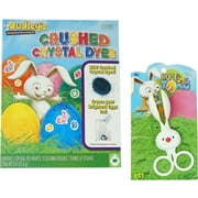 UNASSIGNED Easter Egg Dye Kit Bundle - Crushed Crystal Dye Kit with Bunny Egg Dipper Tong