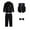 Black, variant on Xmyrz Toddler Boy Outfits Set Pants Set Tuxedo Style Ensemble Formal Shirt Gentlemen Party Clothes Sets Clothing Suits