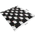 thumbnail image 4 of Halloween Cute Ghosts Pattern Blanket,Comfortable Soft Flannel Throw Blanket,All Season,Warm Lightweight Blankets for Sofa Bed Couch Living Room Chair,50"x60", 4 of 4