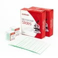 AmScope 144 PreCleaned Blank Microscope Slides and 200 22x22mm Square