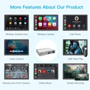 AUTOABC Wireless CarPlay Interface for Audi A6 A7 HN R (2012-2018) with AirPlay