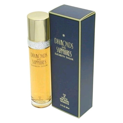 Diamonds & Sapphires by Elizabeth Taylor, 3.3 oz Eau De Toilette Spray for Women