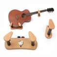 thumbnail image 1 of Soporte de suspensión para montaje en pared de guitarra Soporte de pared Gancho de guitarra para instrumentos de cuerda Bajo Guitarras acústicas y con higrómetro CUTICAT Soporte de guitarras, 1 of 8