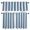 Blue, variant on 3 Piece Kitchen Curtains and Valances Set Sage Green Striped Cafe Curtains 24 Inch Length Modern Thin Line Vertical Stripes Valance & Tier Curtain for Living Room Bedroom Window 54"x18"+27"x24"*2