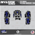 thumbnail image 2 of Kalair GFX Graphics Kit for Yamaha ATV BANSHEE 350 (2001-2012) Invasion Series, 2 of 5